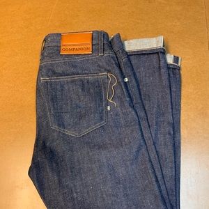 Companion Selvedge Denim jeans.